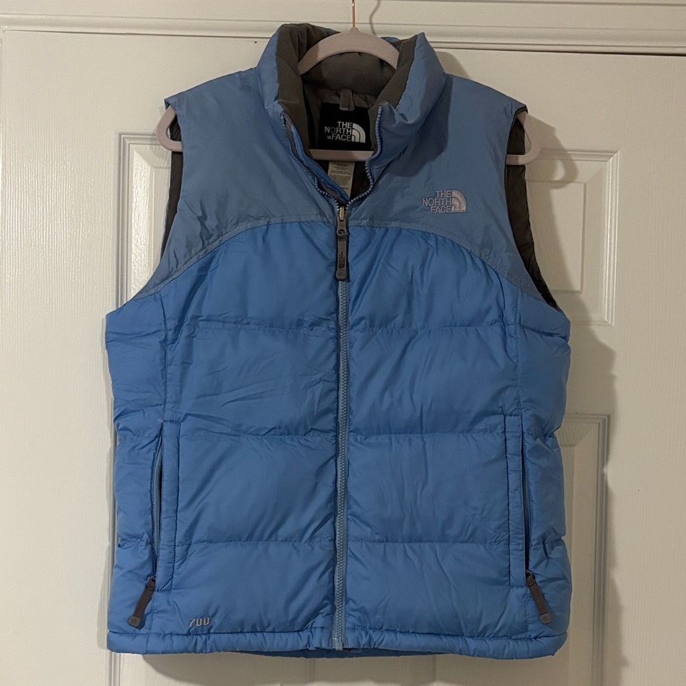 The North Face Women’s Light Blue Puffer Vest 700